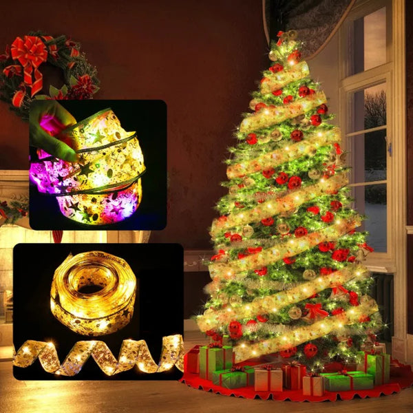 Fita Led Decorativa de Árvore de Natal