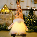Lindo Gnomo de Natal Iluminado - Decoração mesa